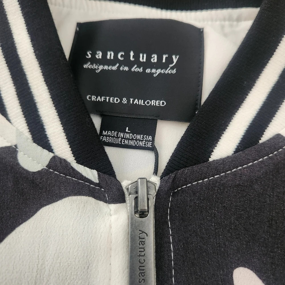 NWT Sanctuary Lightweight Bomber Camo Jacket size LARGE - Picture 5 of 8